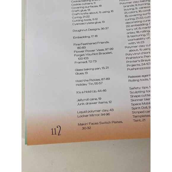 Polymer Clay Book by Lark Kids Crafts  Irene Semanchuk Dean 30 Projects - Picture 4 of 4